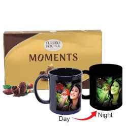 Marvelous Personalized Photo Radium Mug with Ferrero Rocher to Chittaurgarh