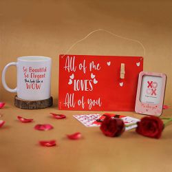 Heartwarming Valentine Surprise Gift Box to Hariyana