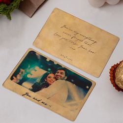 A Token of Memories  Personalized Metal Card to Lakshadweep