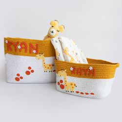Elegant Cotton Rope Storage Basket Set to Irinjalakuda