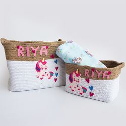 Premium Cotton Rope Baskets Set to Rajamundri