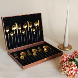Nordic Black Starter Cutlery Collection