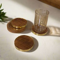 Sophisticated Office Coaster Gift Set to Lakshadweep