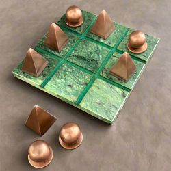 Luxurious Green Marble Game Board