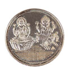 Exclusive Lakshmi Ganesh Silver Coin to Irinjalakuda