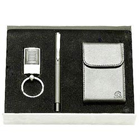 Amazing Steel Finish Key Ring, Pen and Visiting Card Holder to Uthagamandalam