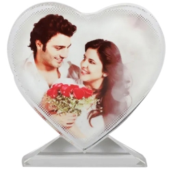 Best Heart Shape Personalized Glass Table Top to Marmagao