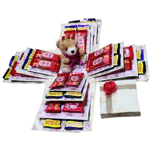 Appealing Assorted Chocolates 4 Layer Explosion Bo... to Gudalur (nilgiris)
