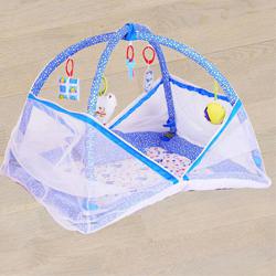 Marvelous Kick and Play Gym with Mosquito Net N Bedding Set