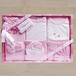 Marvelous Gift Set of Cotton Clothes for New Born Girl	 to Marmagao