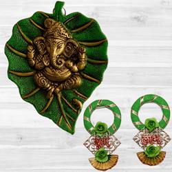 Remarkable Lord Ganesh N Subh Labh Wall Sticker to Paratwada