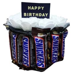 Marvelous Snicker Chocolates Arrangement