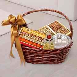 Delightful Basket of Assorted Sweets Gift Hamper