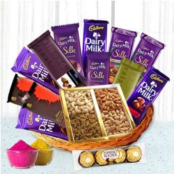 Lovable Chocolate Family Hamper Basket