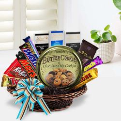 Wonderful Party Special Chocolate Hamper Basket to Kollam