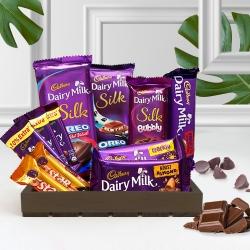 Delectable Chocos Gift Basket to India