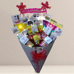 Crispy Munchies Reloaded Cone Hamper to Karunagapally