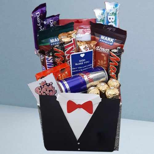 Just for Him Special Gift Hamper of Goodies to Nipani