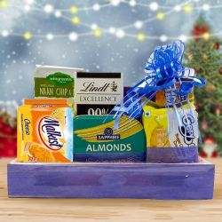 Marvelous Chocolates Cookies N Crackers Gift Basket