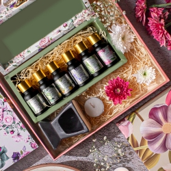 Aromatic Essential Oils Set Gift Hamper from Myra Veda