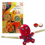 Fancy One Batsman Design Kids Rakhi to Rakhi-to-newzealand.asp