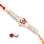 Pious 1 Om Pattern Rakhi to Rakhi-to-newzealand.asp