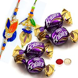 Bhaiya Bhabhi Rakhi with Chocolates to Rakhi-to-newzealand.asp