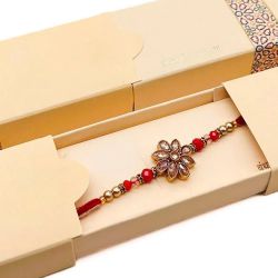 Stellar Stone Rakhi in Box Pack to Newzealand-only-rakhi.asp