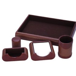 Leather Desktop Accessory Set 2 to Chittaurgarh