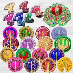 Marvelous 6 Pcs Ladoo Gopal Dress Set with 6 Pcs Pagdi to Dadra and Nagar Haveli