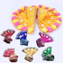 Exclusive Laddu Gopal Ji Designer Dress with 6 Pcs Pagdi to World-wide-diwali-kids-gift.asp