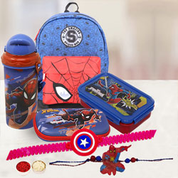 Admirable Kids Rakhis with Fancy Kids Stationary Gift Set