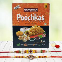 Puchka-Golgappa-Pani Puri Rakhi Gift