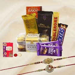Fancy Rakhi n Chocolates for Best-Bro