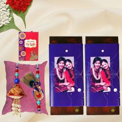 Personalized Chocolaty Love for Bhai Bhabhi