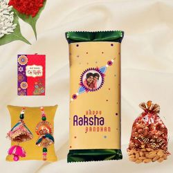 Jolly Time Personalized Chocolates N Rakhi Pair