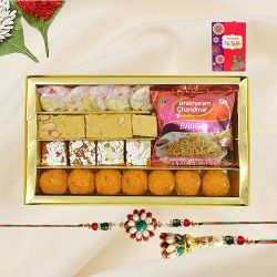 Trendy Bhaiya Bhabhi Rakhi n Sweet Treat