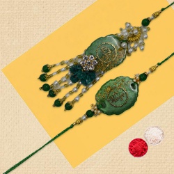 Resin Art Bhai Bhabhi Rakhi n Lumba