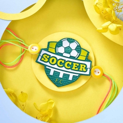 Soccer Rakhi For Kids