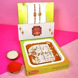 Sweet Tooth Kundan Rakhi Duo