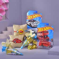 Cool Kids Car Rakhi Hamper to India