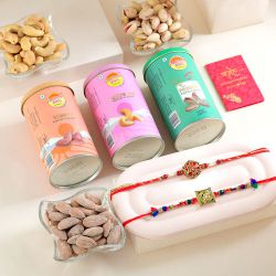 Nutty Love Rakhi Combo