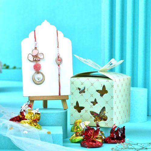Special Bhai Bhabhi Rakhi N Chocolate Delight to Nipani