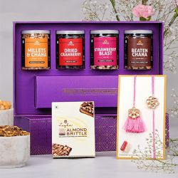 Delightful Couple Rakhi Gift Box