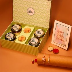 Candlelight  N  Crunch Rakhi Set