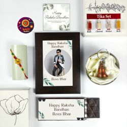 Boss Bhai Themed Rakhi Gift for Siblings