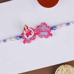 Enchanting Kids Barbie Rakhi Gift Set
