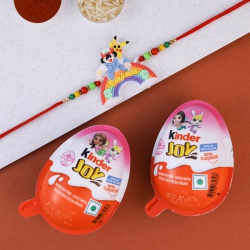 Pokemon Rakhi with Kinder Joy