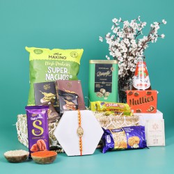 Power-Packed Rakhi Gift Hamper Box