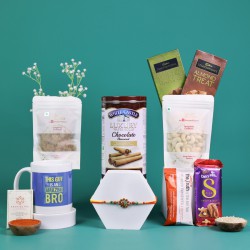 Premium OM Rakhi Hamper Box
